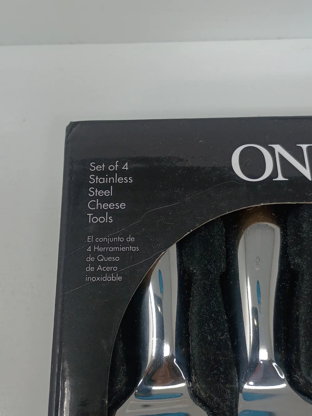 Oneida Stainless Steel 4-Piece Cheese Tool Set - Silver